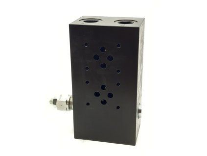 Rozvodná kostka, , 50–210 bar  2 sekcie, NG06, s poistným ventilom