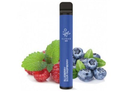 ELFBAR 600 BLUEBERRY SOUR RASPBERRY 2% kolek R