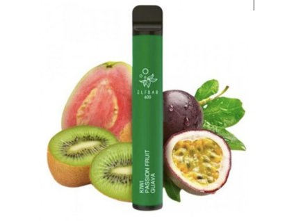 ELFBAR 600 KIWI PASSION FRUIT GUAVA 2% kolek R
