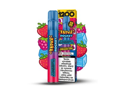 KURWA ROCKET STRAWBERRY RASPBERRY ICE