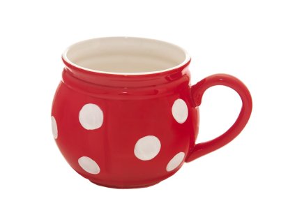 Hrnek KRAJÁČ puntík červený 1 l