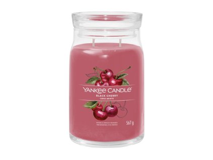 YANKEE CANDLE BLACK CHERRY SIGNATURE VELKÝ