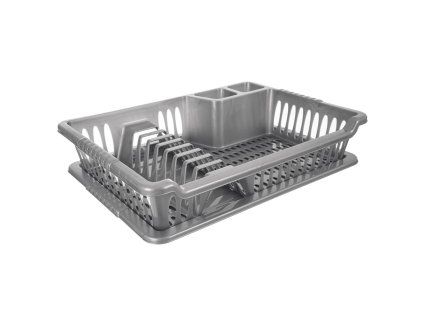 Odkapávač s podnosem - šedý