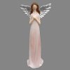 Anděl růžový stříbrná křídla