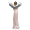 Anděl růžový stříbrná křídla