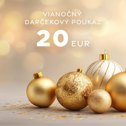 Vianočný darčekový poukaz v hodnote 20 €