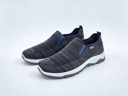 Pohled na pár Unisex slip on tenisky Blur