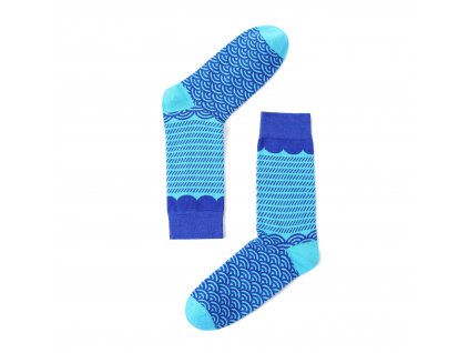 Pestrobarevné veselé ponožky Vlna