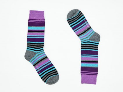 Pestrobarevné veselé ponožky Line