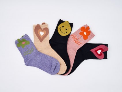 Veselé lýtkové ponožky Happiness