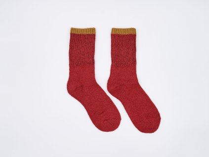 Dámské vlněné ponožky Red