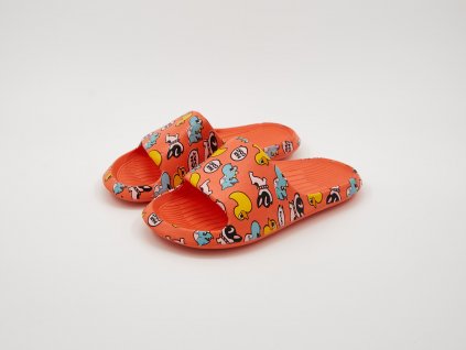 Pantofle dětské gumové se zvířátky oranžové Jolly - pár