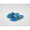 Pantofle dětské gumové s obrázky modré Teo - pár