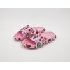 Pantofle dětské gumové s obrázky růžové Princess - pár