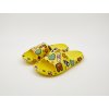 Pantofle dětské gumové s obrázky žluté Sunny - pár