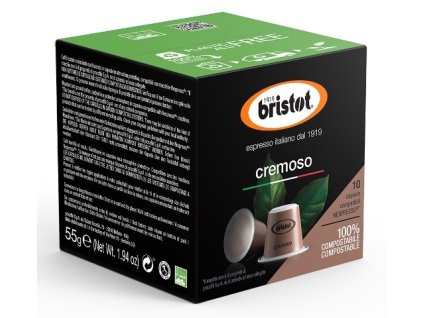 Bristot Cremoso Nespresso kapsula kompatibilna, 5,5g, balenie 10kus