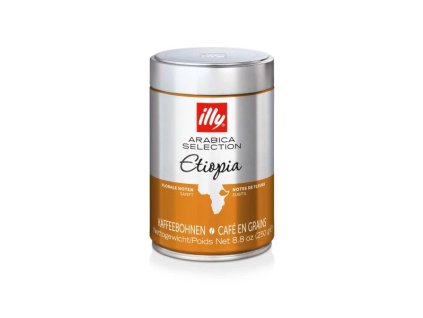 illy káva ETIOPIA , zrnková káva dóza 250g