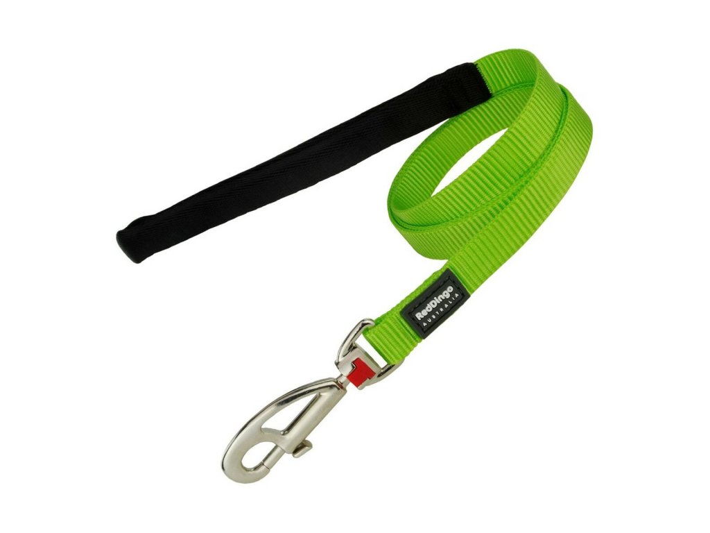 Vodítko pre psa Red Dingo Lime (2 x 120 cm)