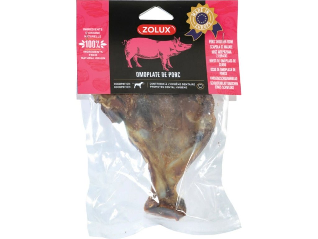 Maškrty pre psov Zolux Pork shoulder bone Prasa 150 g