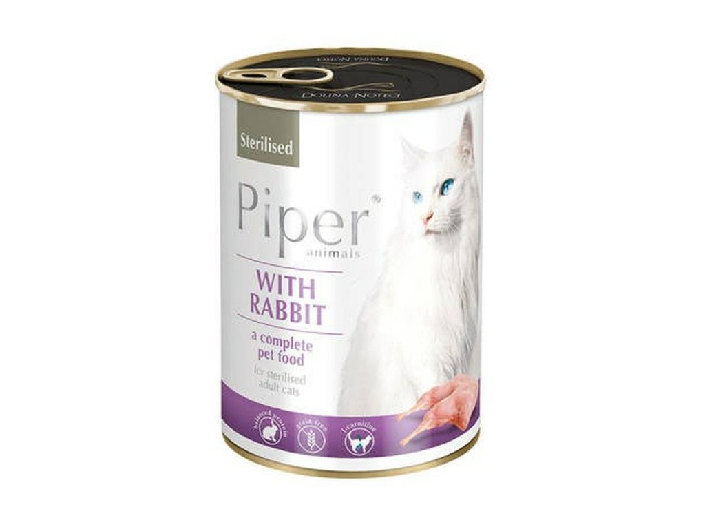 Krmivo pre mačky Dolina Noteci Sterilised Rabbit 400 g