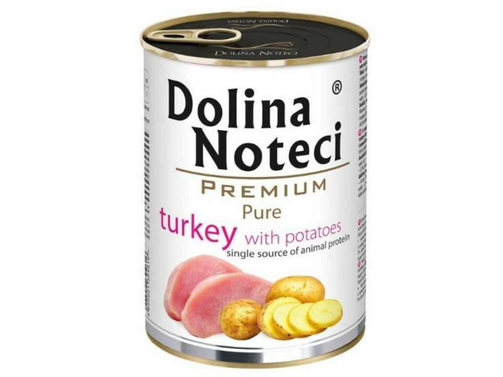 Mokré jedlo Dolina Noteci Premium Pure Páv Zemiaky 400 g
