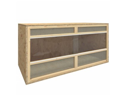 Terárium spracované drevo 100x47x47 cm