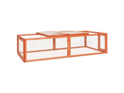 Králikáreň 183x90x46,5 cm masívne jedľové drevo
