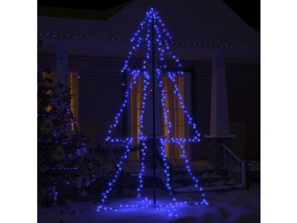Vianočný stromček, kužeľ, 300 LED, dovnútra aj von 120x220 cm