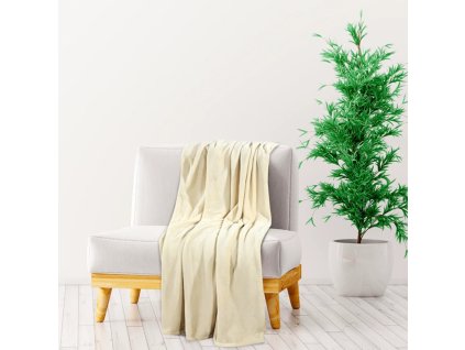 Deka krémová 150x200 cm polyester