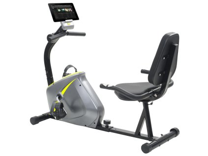 VidaXL Magnetický horizontálny rotopéd s meraním pulzu