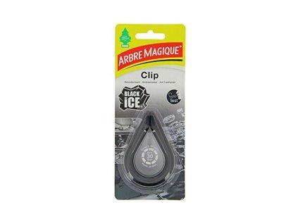 Osviežovač vzduchu do auta Arbre Magique Black Ice Klips