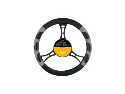 Poťah na volant BC Corona Sivá (Ø 36 - 38 cm)