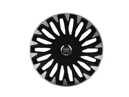 Puklice OMP Stinger Speed Čierna Striebristý 14" (4 uds)