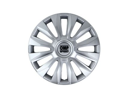Puklice OMP Magnum Speed Striebristý (4 uds)