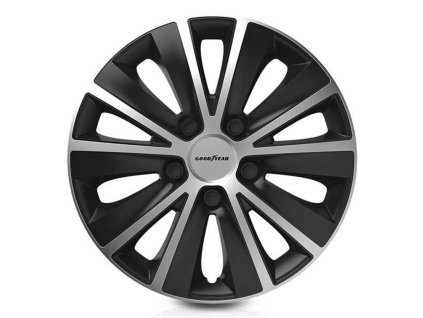 Puklice Goodyear Monaco Čierna Striebristý 16" (4 uds)