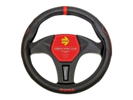 Poťah na volant Momo 014 Čierna Univerzálny
