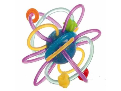 Hrkálka na hryzenie pre bábätko Prstene Pružný 12 cm (Ø 12 cm)