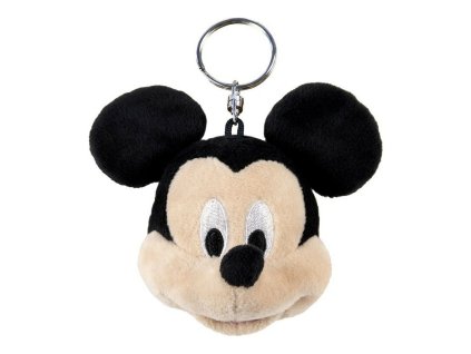Plyšová kľúčenka Mickey Mouse Čierna
