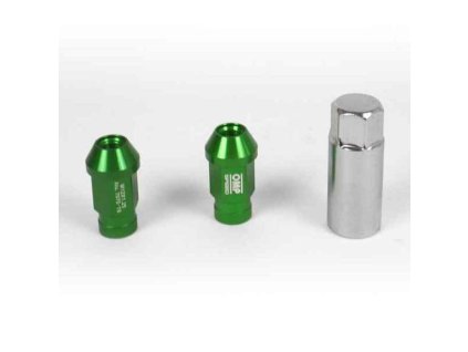 Set Matice OMP 7075 40 mm M12 x 1,50 20 uds zelená