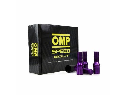 Set Matice OMP 27 mm Fialová 20 uds M12 x 1,50