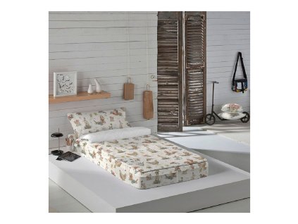 Prešívané obliečky bez výplne Icehome Spring Field (90 cm posteľ) (90 x 190/200 cm)