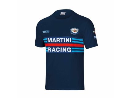 Tričko s krátkym rukávom Sparco Martini Racing Modrá