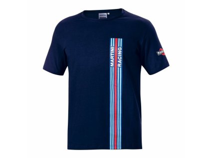Pánske tričko s krátkym rukávom Sparco Martini Racing Námornícka modrá