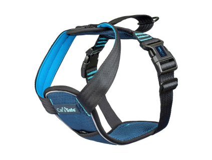 Postroj pre psa Company of Animals Carsafe Crash Tested Modrá 60 cm Cestovný
