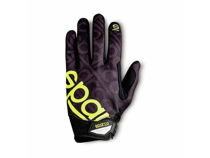 Men's Driving Gloves Sparco MECA III Čierna Veľkosť XL
