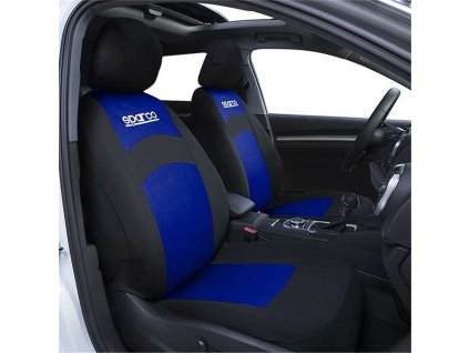Poťah sedadla Sparco SPCS402BL Čierna/Modrá