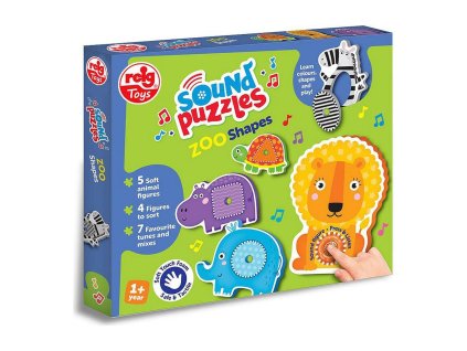 Detské puzzle Reig Zoo Shapes zvierat Muzikál Farma