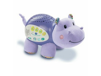 Plyšová hračka so zvukom Vtech Hippo Dodo Starry Night (FR) Purpurová