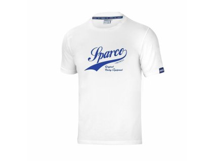 Pánske tričko s krátkym rukávom Sparco Vintage Biela XL