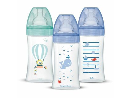 Sada dojčenských fliaš Dodie 3 uds (270 ml)